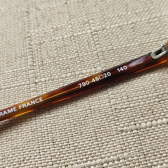 Marvel Classic Women Eyeglasses Frame Brown Tortoise Eyewear Glasses Made France - Picture 10 of 12